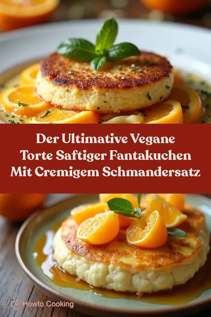 Der Ultimative Vegane Torte Saftiger Fantakuchen mit Cremigem SchmandErsatz