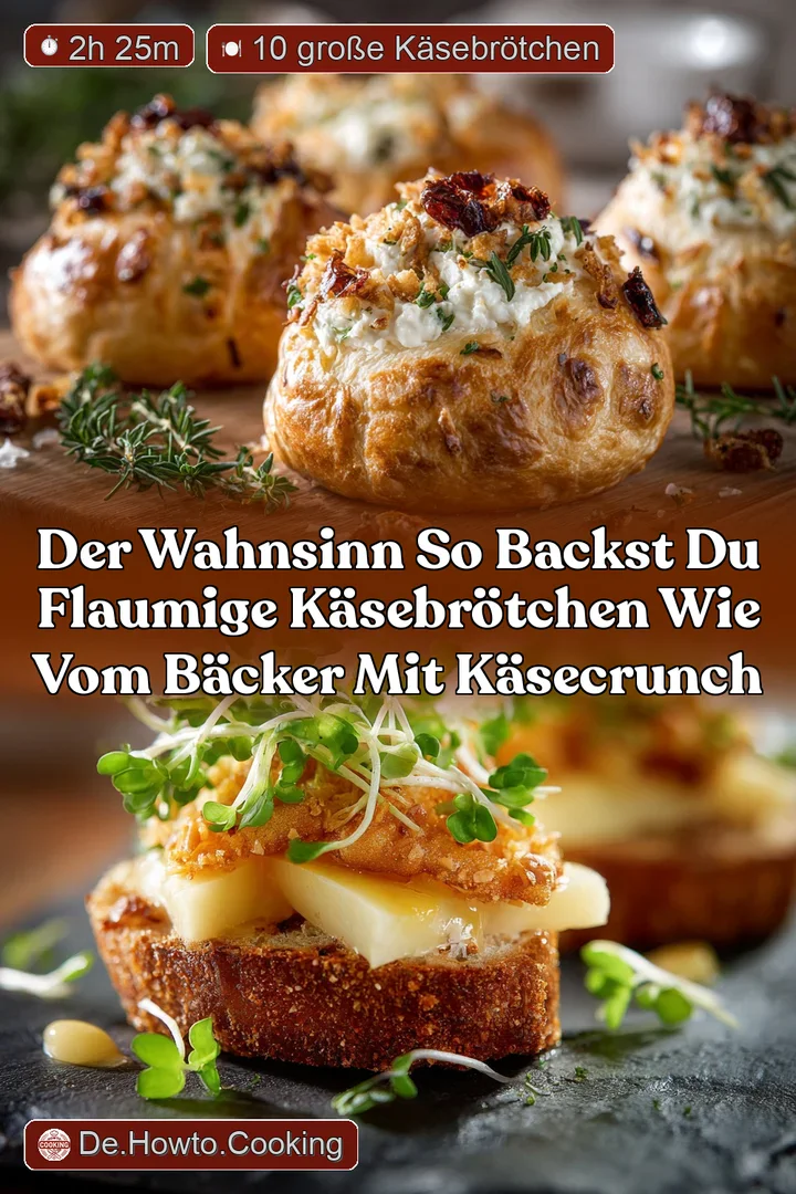 Der Wahnsinn So backst du flaumige K&auml;sebr&ouml;tchen wie vom B&auml;cker mit K&auml;seCrunch