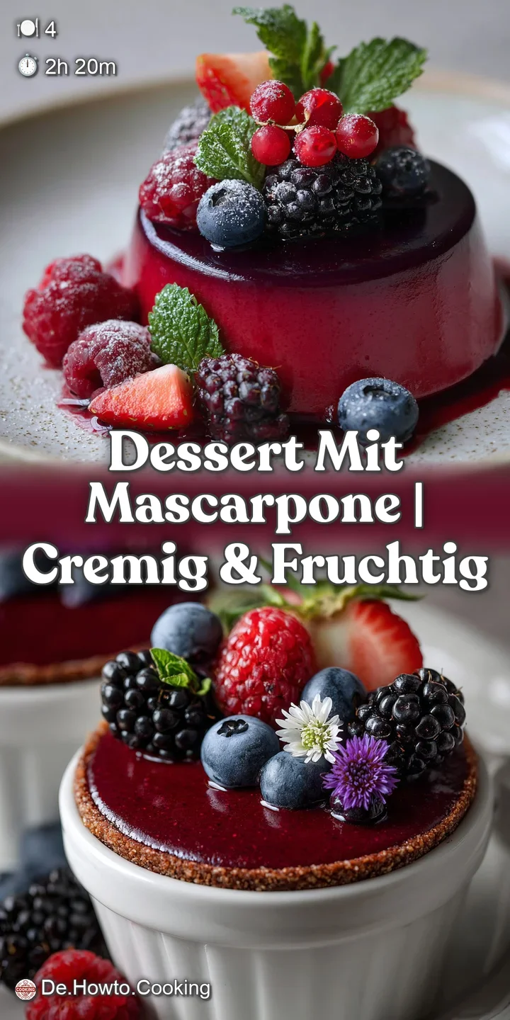 Close-up shot of a tempting mascarpone dessert with visible cocoa powder and chocolate pieces; light reflects off the crea...