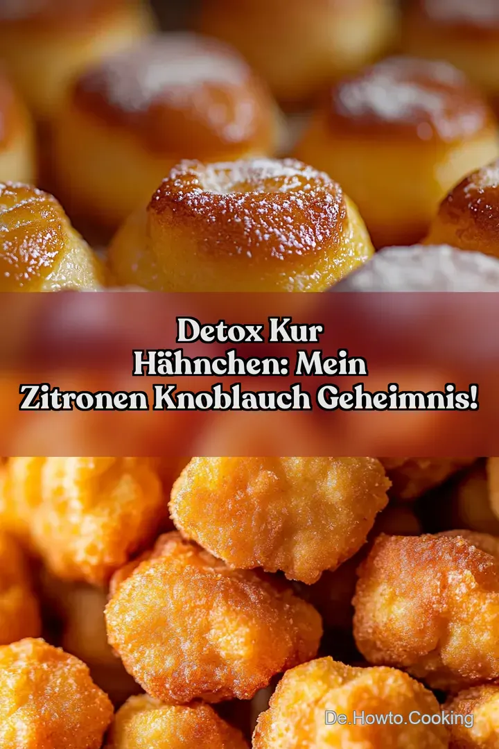Detox Kur H&auml;hnchen: Mein Zitronen Knoblauch Geheimnis!
