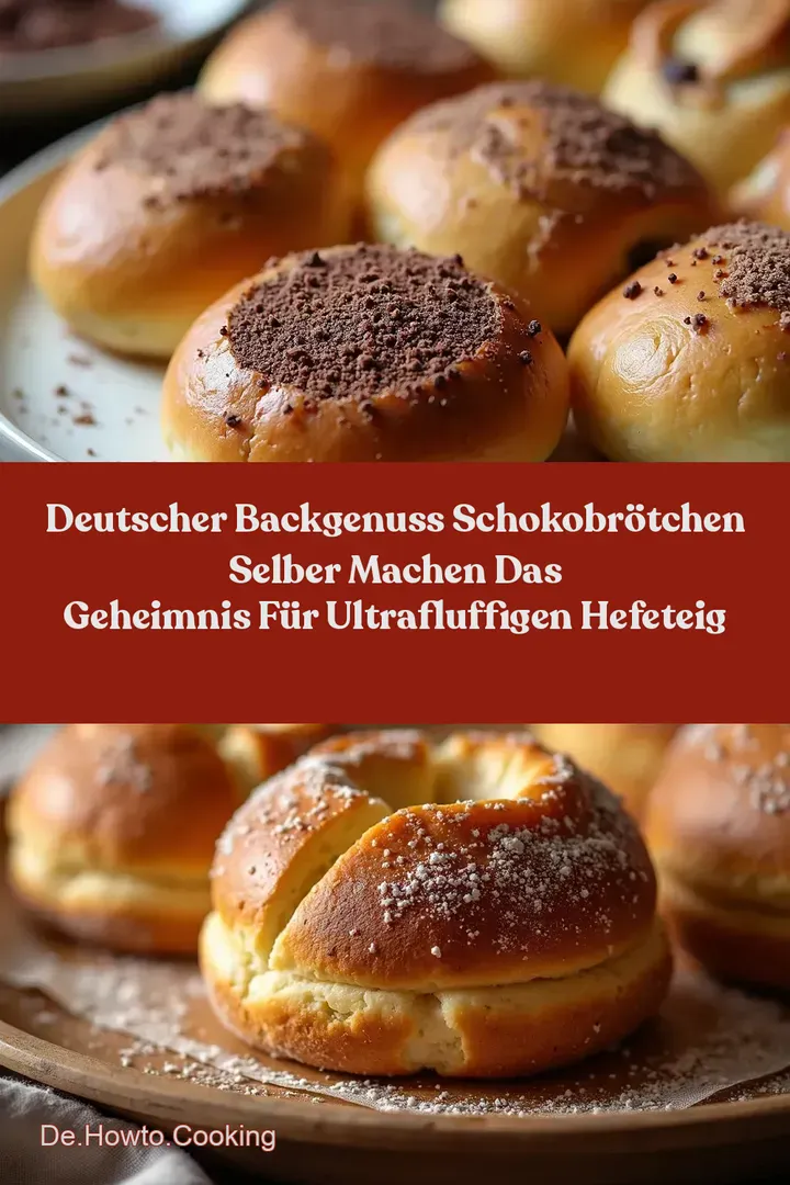 Deutscher Backgenuss Schokobrötchen selber machen Das Geheimnis für ultrafluffigen Hefeteig