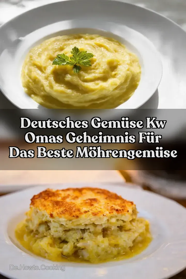 Deutsches Gem&uuml;se kw Omas Geheimnis f&uuml;r das beste M&ouml;hrengem&uuml;se