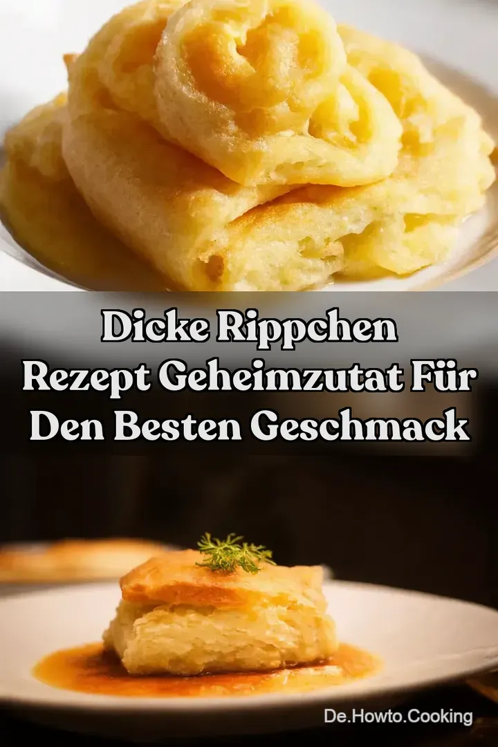 Dicke Rippchen Rezept Geheimzutat f&uuml;r den besten Geschmack