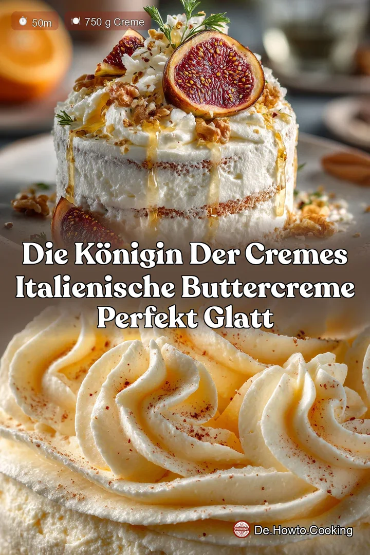 Die K&ouml;nigin der Cremes Italienische Buttercreme Perfekt glatt