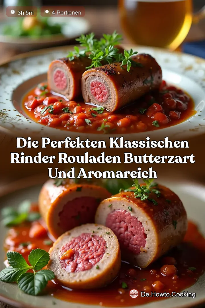 Die Perfekten Klassischen Rinder Rouladen Butterzart und Aromareich