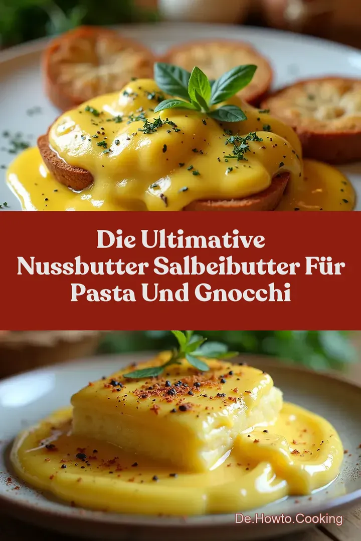 Die Ultimative Nussbutter Salbeibutter F&uuml;r Pasta Und Gnocchi