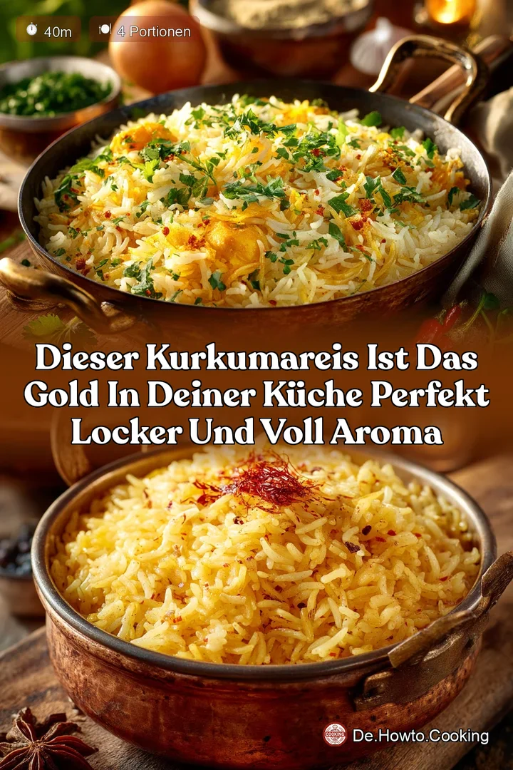 Dieser KurkumaReis ist das Gold in deiner K&uuml;che Perfekt locker und voll Aroma