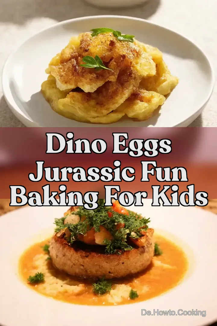 Dino Eggs Jurassic Fun Baking for Kids