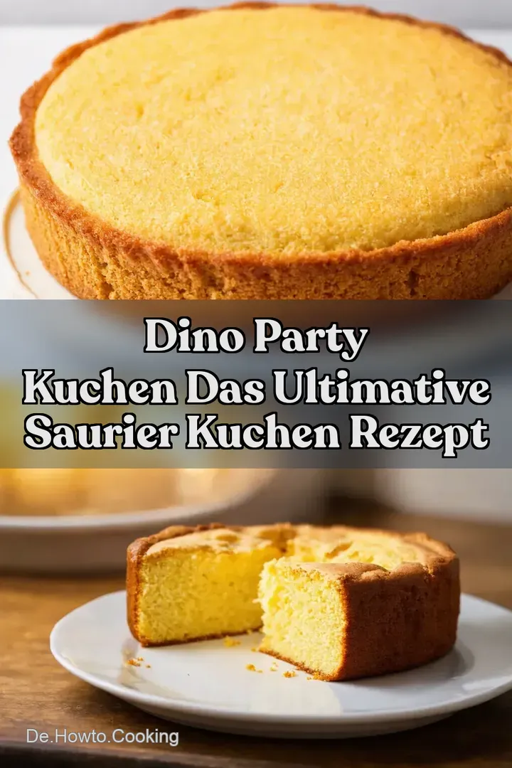 Dino Party Kuchen Das ultimative Saurier Kuchen Rezept