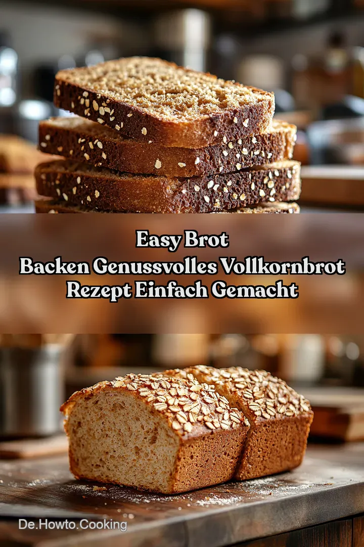 Easy Brot Backen Genussvolles Vollkornbrot Rezept Einfach Gemacht