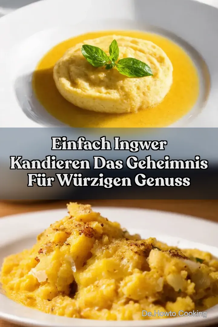 Einfach Ingwer Kandieren Das Geheimnis f&uuml;r w&uuml;rzigen Genuss