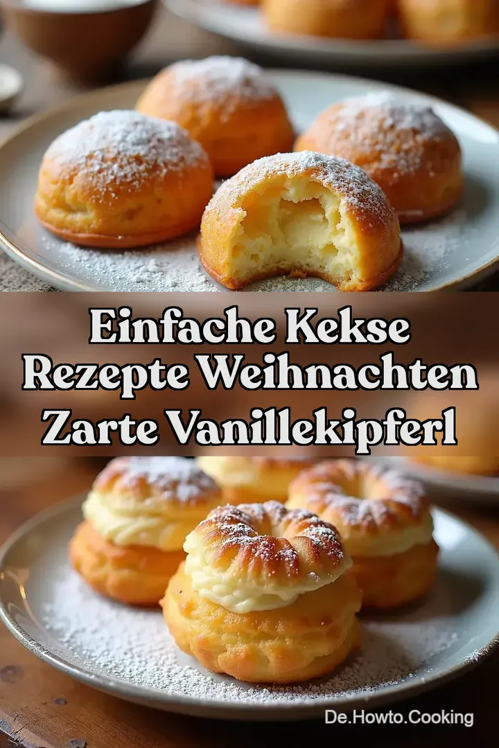 Einfache Kekse Rezepte Weihnachten Zarte Vanillekipferl