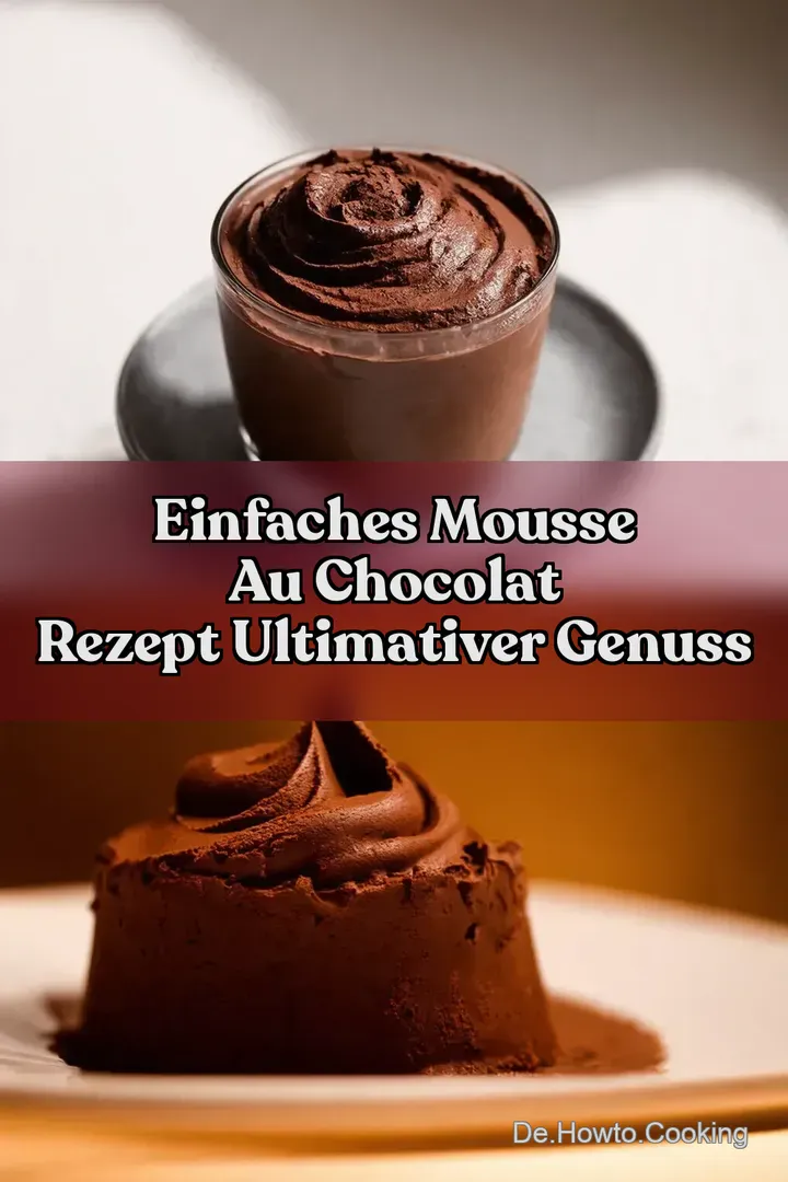 Einfaches Mousse au Chocolat Rezept Ultimativer Genuss