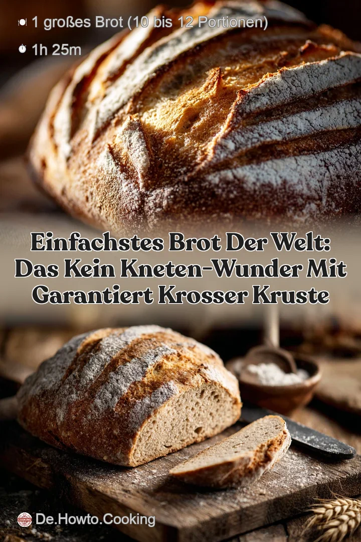 Einfachstes Brot der Welt: Das Kein Kneten-Wunder mit garantiert krosser Kruste