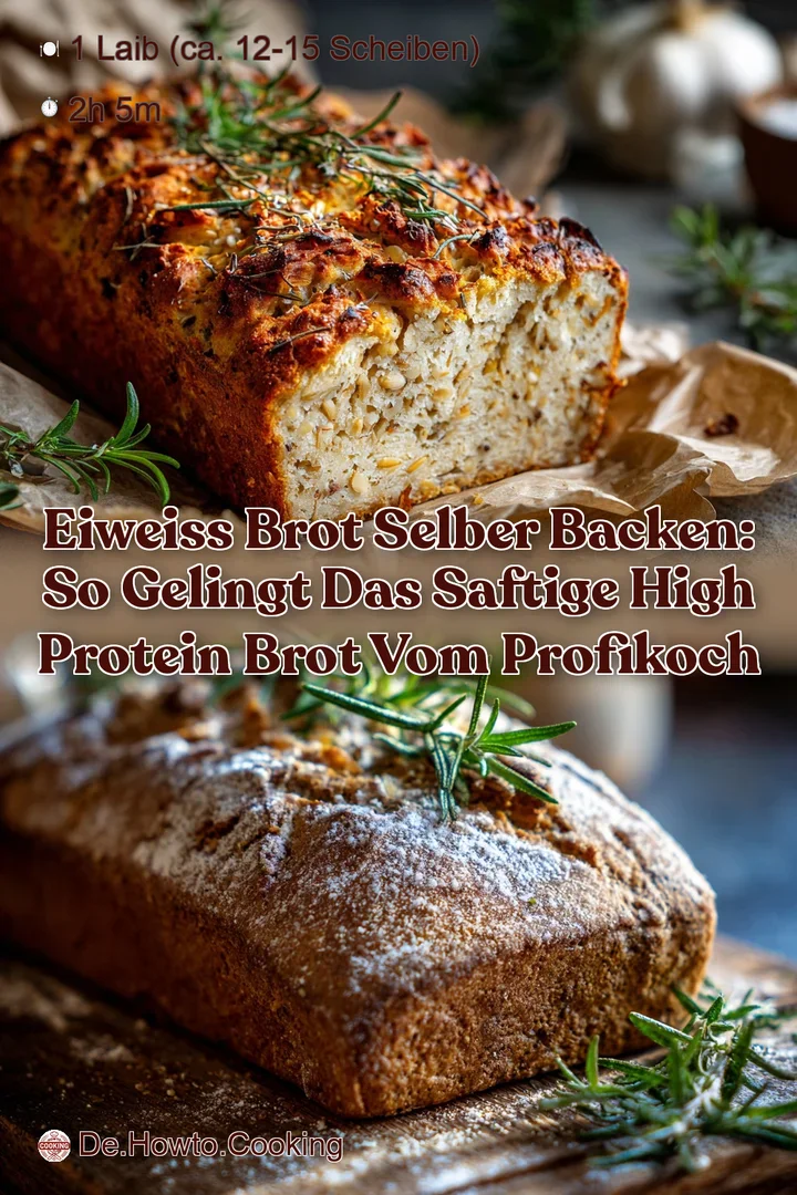 Eiweiss Brot selber backen: So gelingt das saftige High Protein Brot vom Profikoch