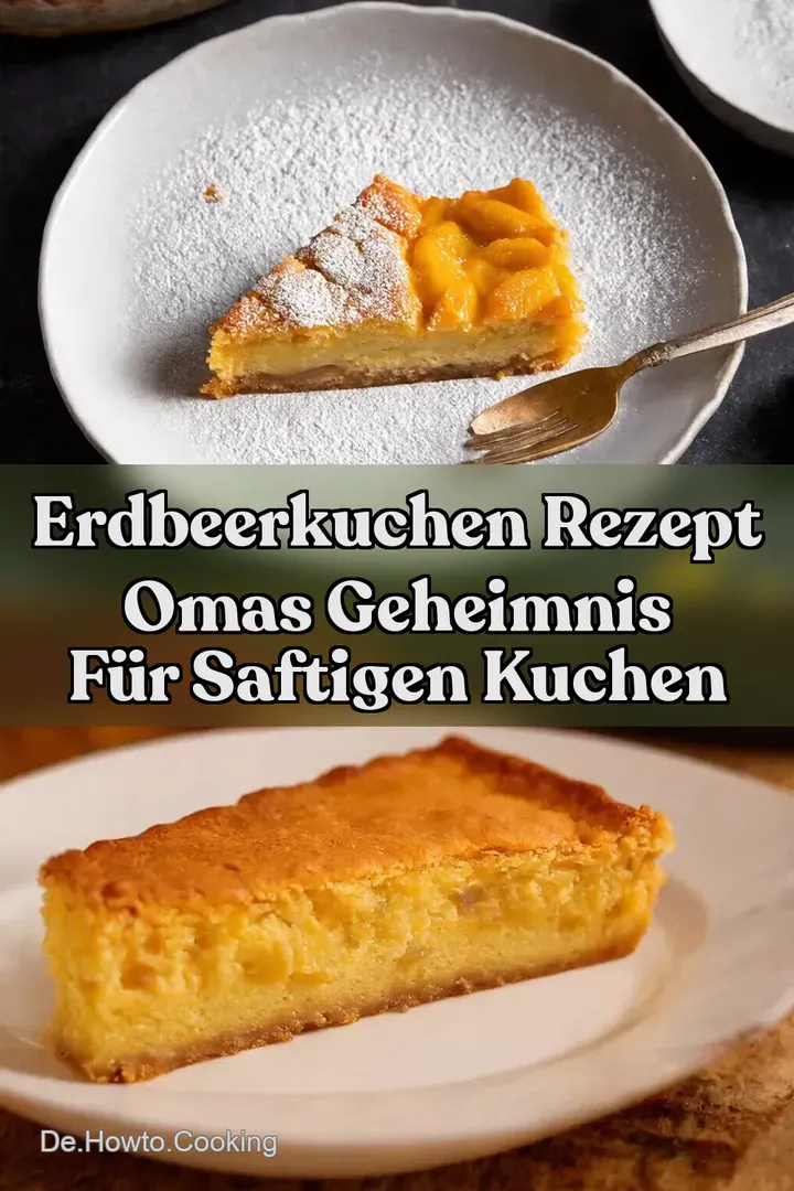 Erdbeerkuchen Rezept Omas Geheimnis für saftigen Kuchen