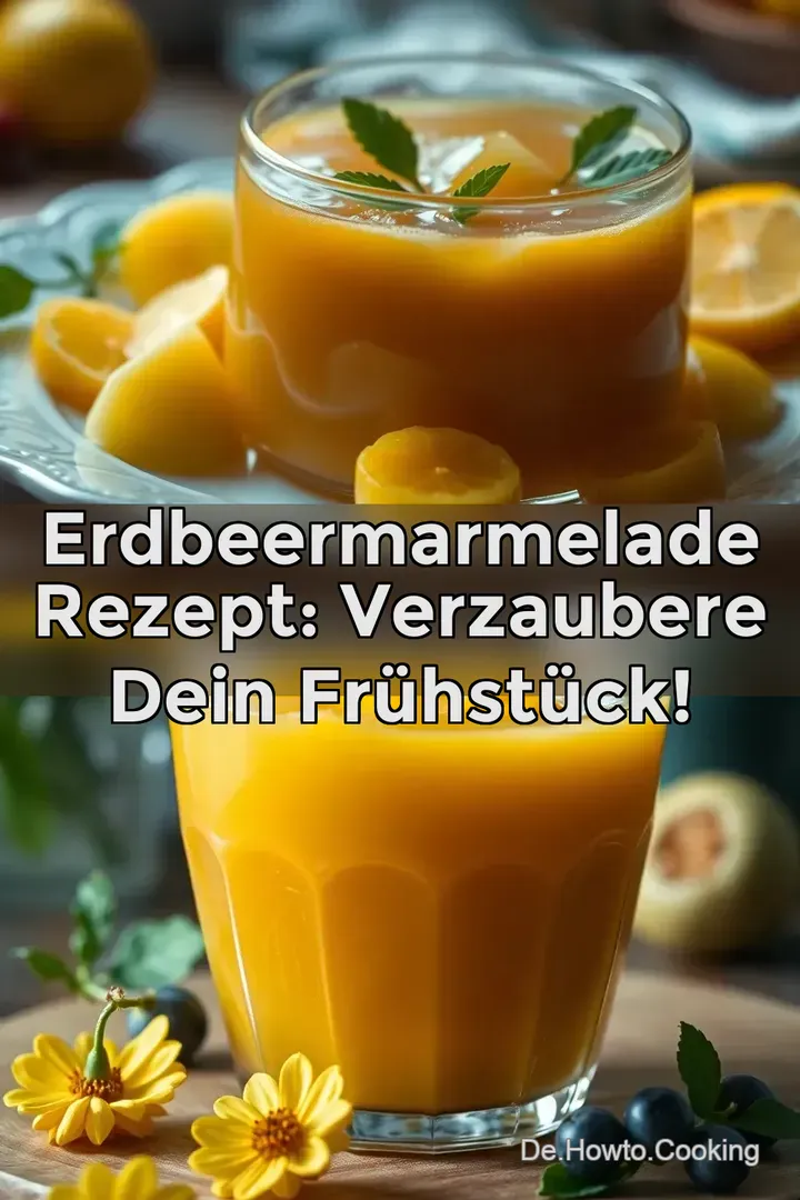Erdbeermarmelade Rezept: Verzaubere dein Fr&uuml;hst&uuml;ck!