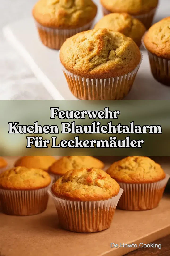 Feuerwehr Kuchen Blaulichtalarm f&uuml;r LeckerM&auml;uler