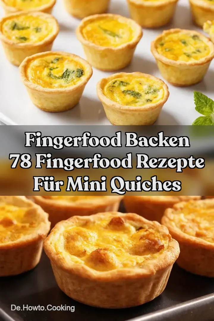 Fingerfood Backen 78 Fingerfood Rezepte f&uuml;r Mini Quiches
