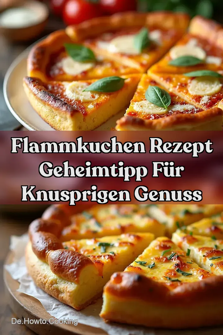 Flammkuchen Rezept Geheimtipp f&uuml;r knusprigen Genuss