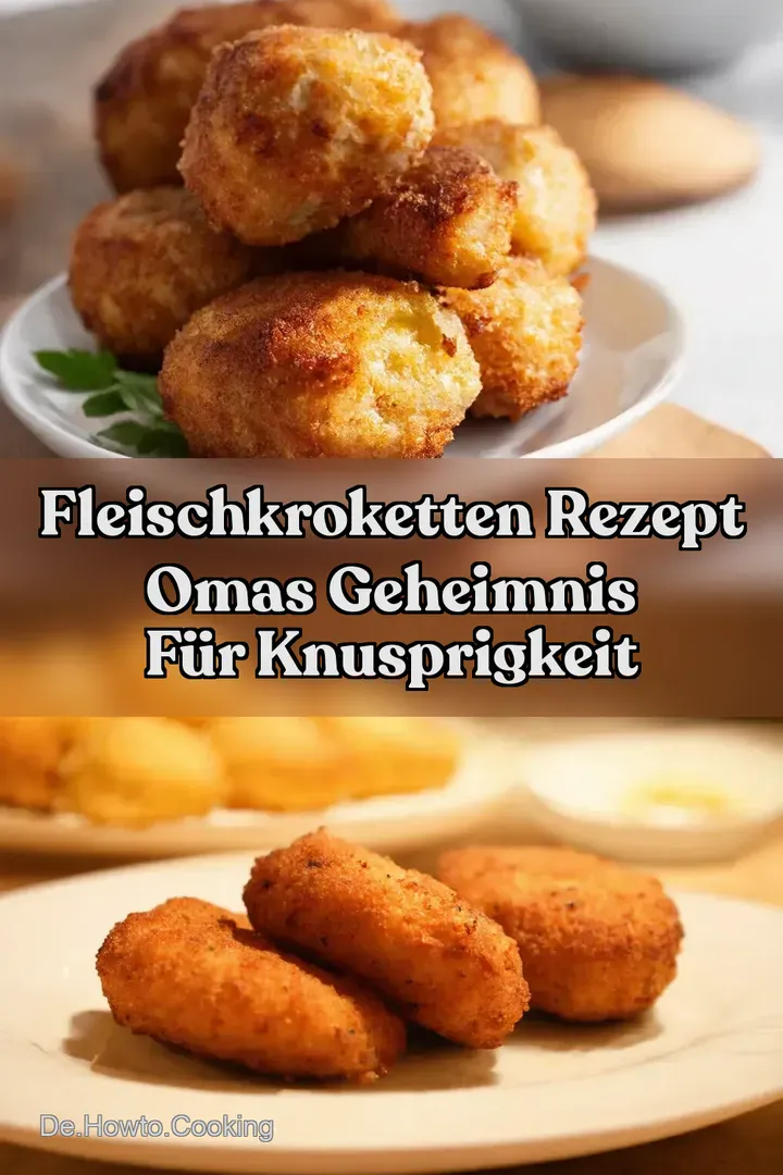 Fleischkroketten Rezept Omas Geheimnis f&uuml;r Knusprigkeit