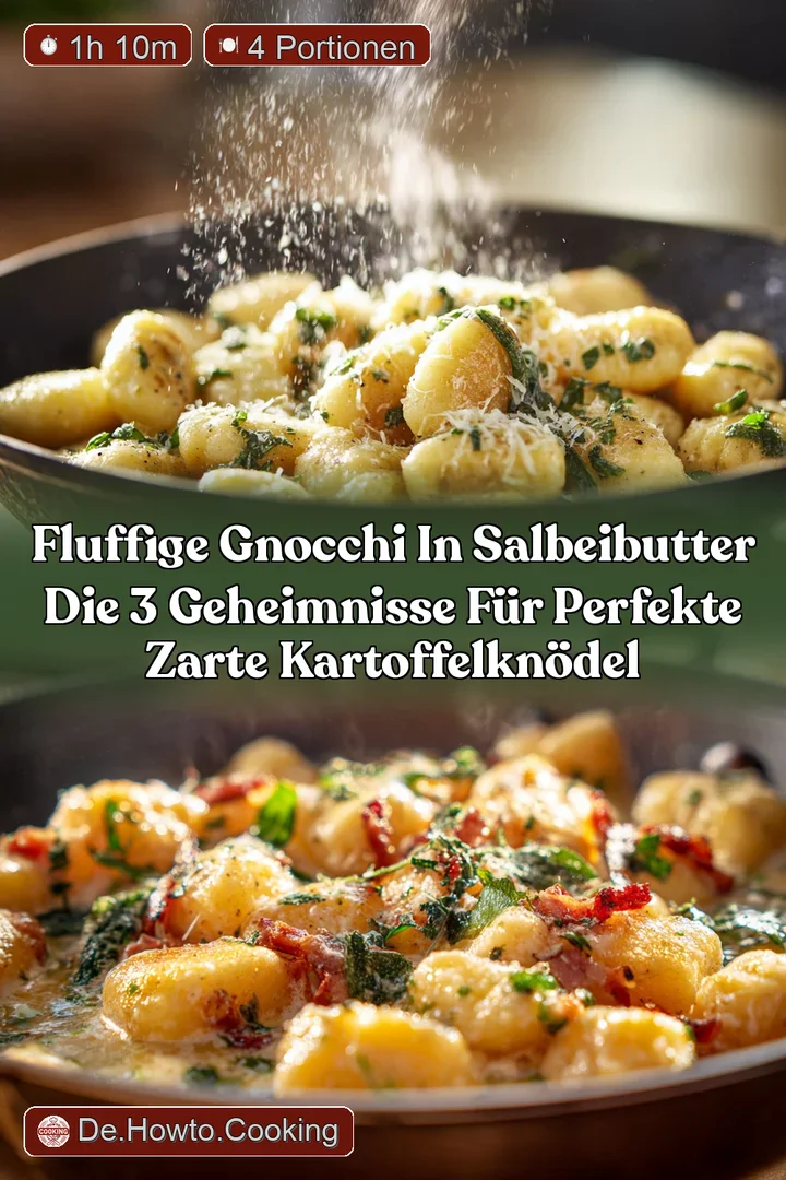 Fluffige Gnocchi in Salbeibutter Die 3 Geheimnisse f&uuml;r perfekte zarte Kartoffelkn&ouml;del