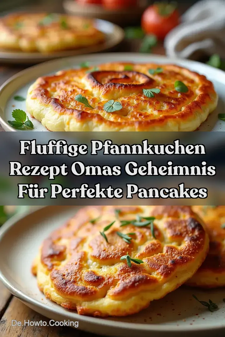 Fluffige Pfannkuchen Rezept Omas Geheimnis f&uuml;r Perfekte Pancakes