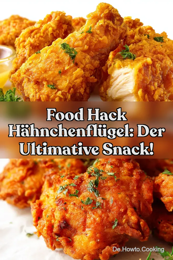 Food Hack Hähnchenflügel: Der Ultimative Snack!