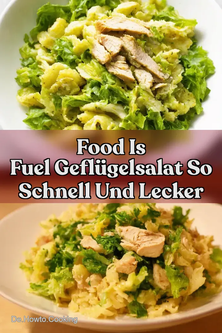 Food Is Fuel Geflügelsalat So Schnell und Lecker