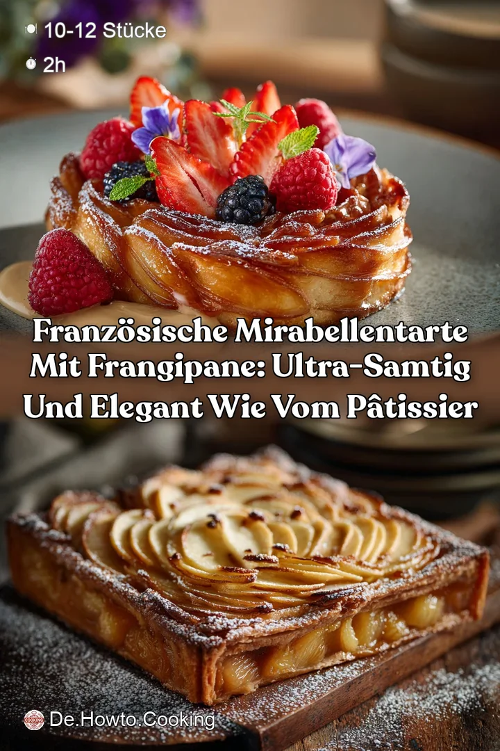 Franz&ouml;sische Mirabellentarte mit Frangipane: Ultra-samtig und elegant wie vom P&acirc;tissier
