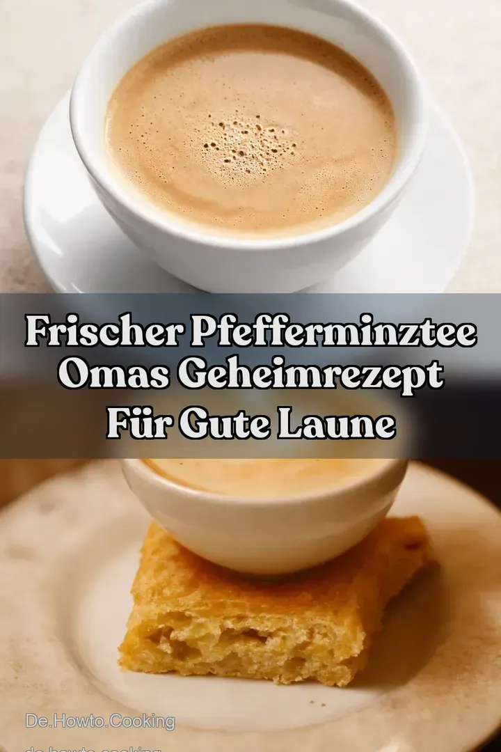 Frischer Pfefferminztee Omas Geheimrezept f&uuml;r Gute Laune