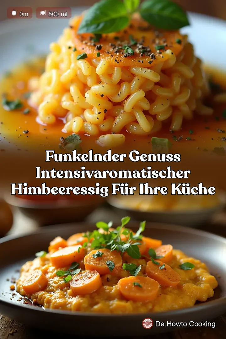 Funkelnder Genuss IntensivAromatischer Himbeeressig f&uuml;r Ihre K&uuml;che