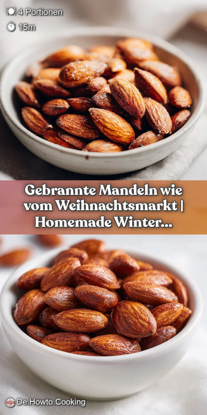 Close-up of perfectly caramelized almonds, their sugary crust glistening under warm light, ready to be enjoyed.