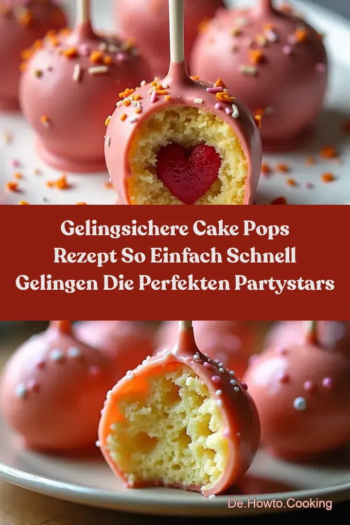 Gelingsichere Cake Pops Rezept So einfach schnell gelingen die perfekten Partystars
