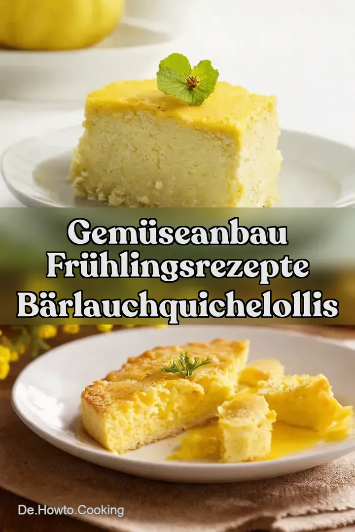 Gem&uuml;seanbau Fr&uuml;hlingsrezepte B&auml;rlauchQuicheLollis