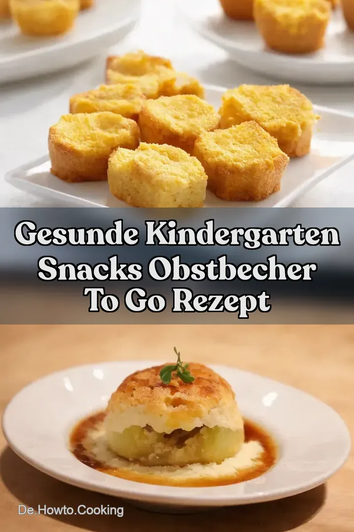 Gesunde Kindergarten Snacks Obstbecher To Go Rezept