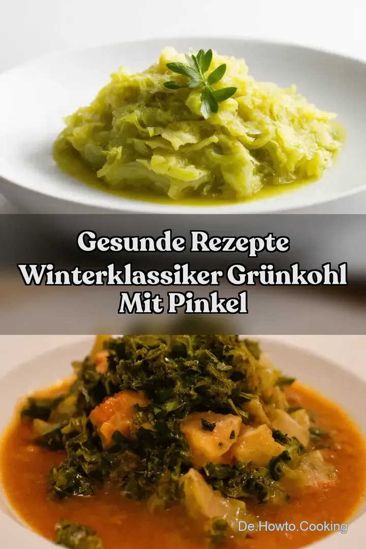 Gesunde Rezepte WinterKlassiker Grünkohl mit Pinkel