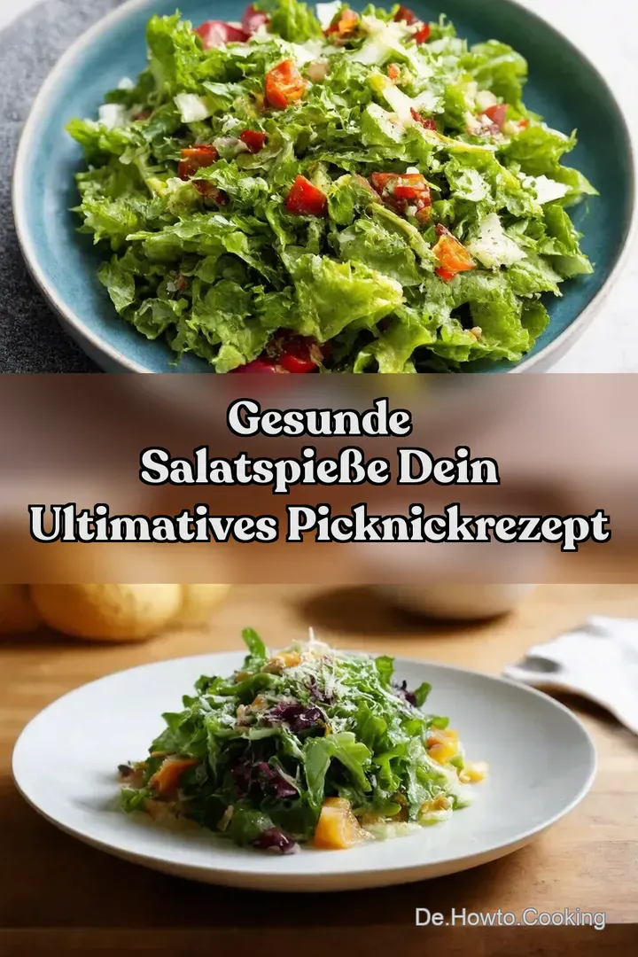 Gesunde Salatspie&szlig;e Dein ultimatives PicknickRezept