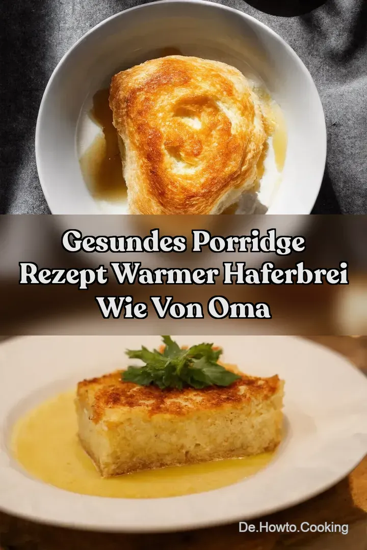 Gesundes Porridge Rezept Warmer Haferbrei wie von Oma