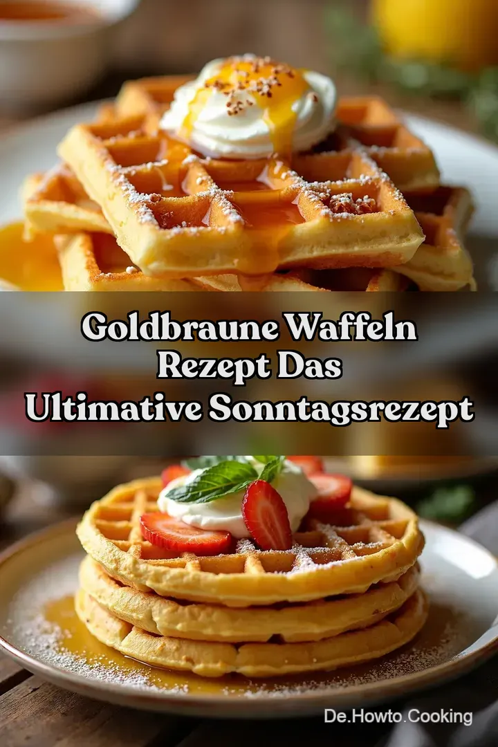 Goldbraune Waffeln Rezept Das Ultimative Sonntagsrezept