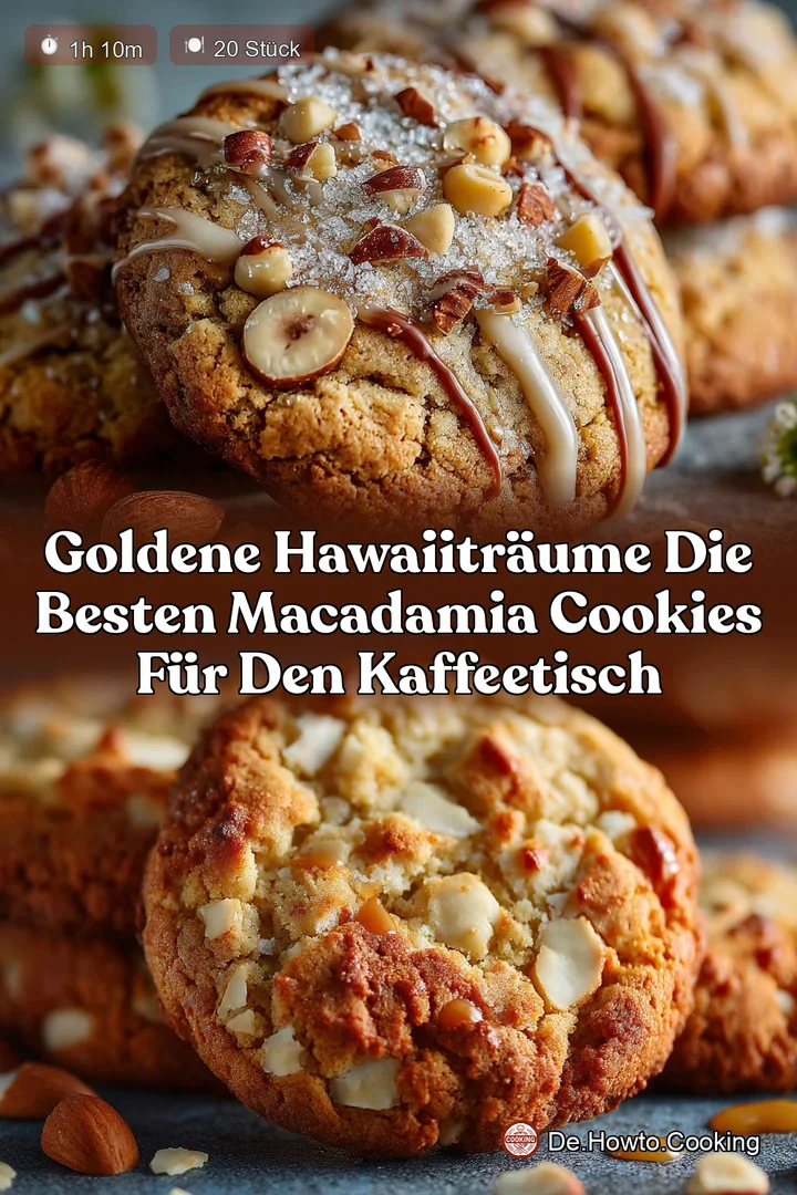Goldene HawaiiTr&auml;ume Die besten Macadamia Cookies f&uuml;r den Kaffeetisch