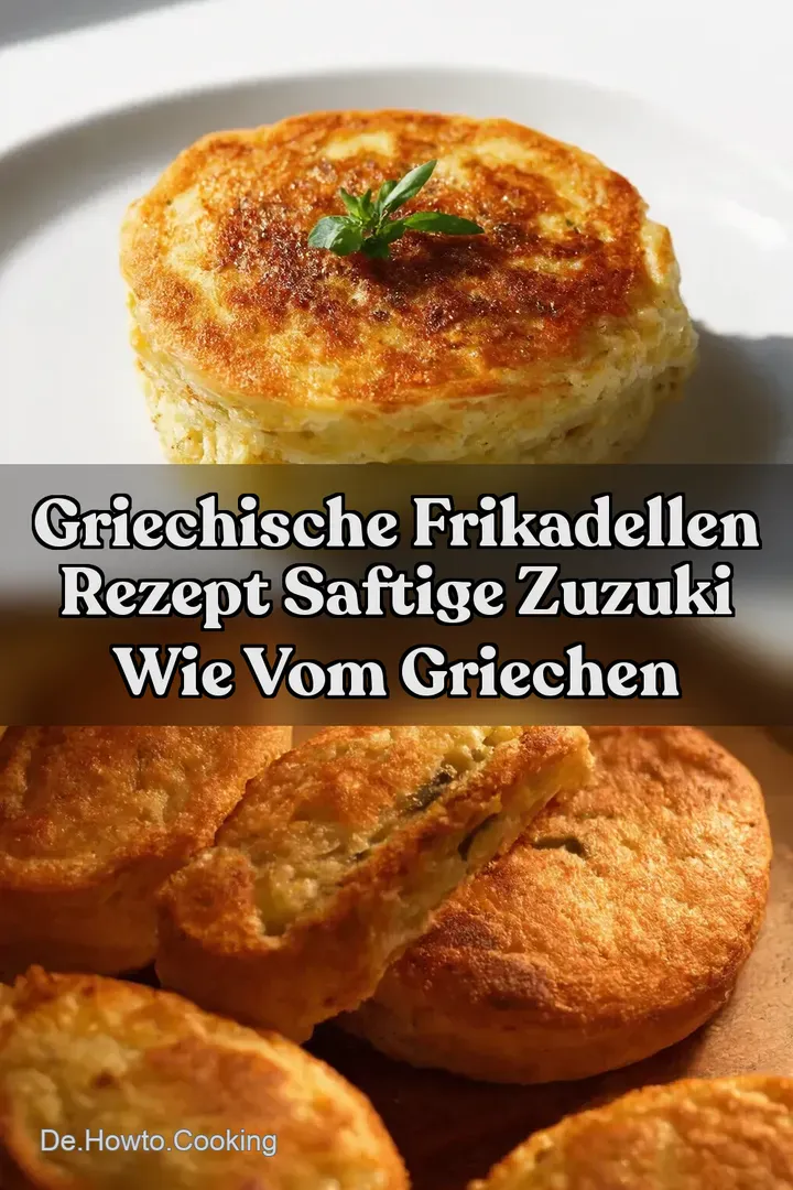 Griechische Frikadellen Rezept Saftige Zuzuki wie vom Griechen