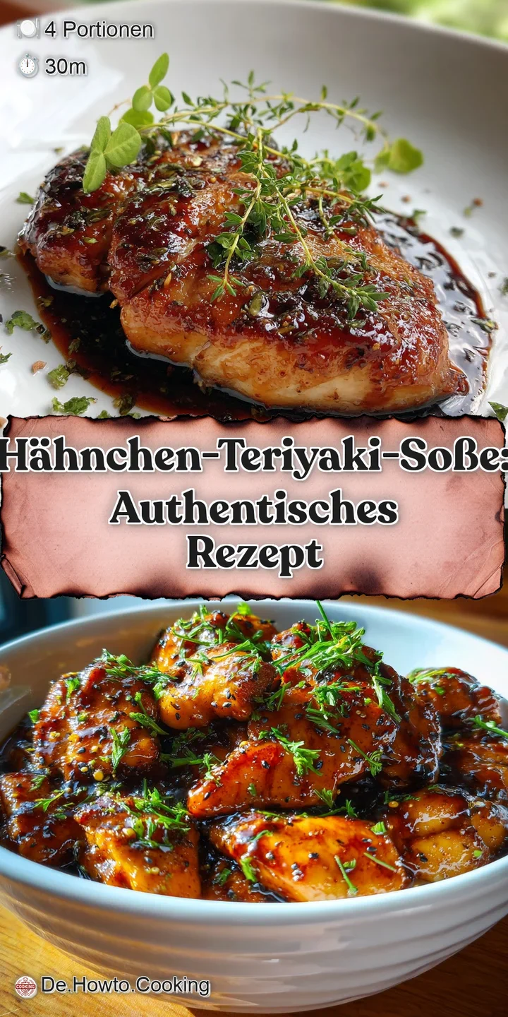 Close-up on tender, juicy teriyaki chicken with a shimmering, rich sauce. Sesame seeds highlight the sticky, appealing tex...