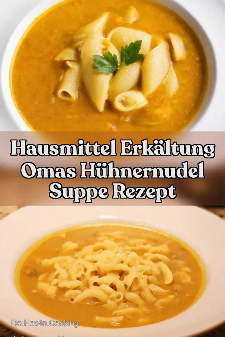Hausmittel Erk&auml;ltung Omas H&uuml;hnernudel Suppe Rezept