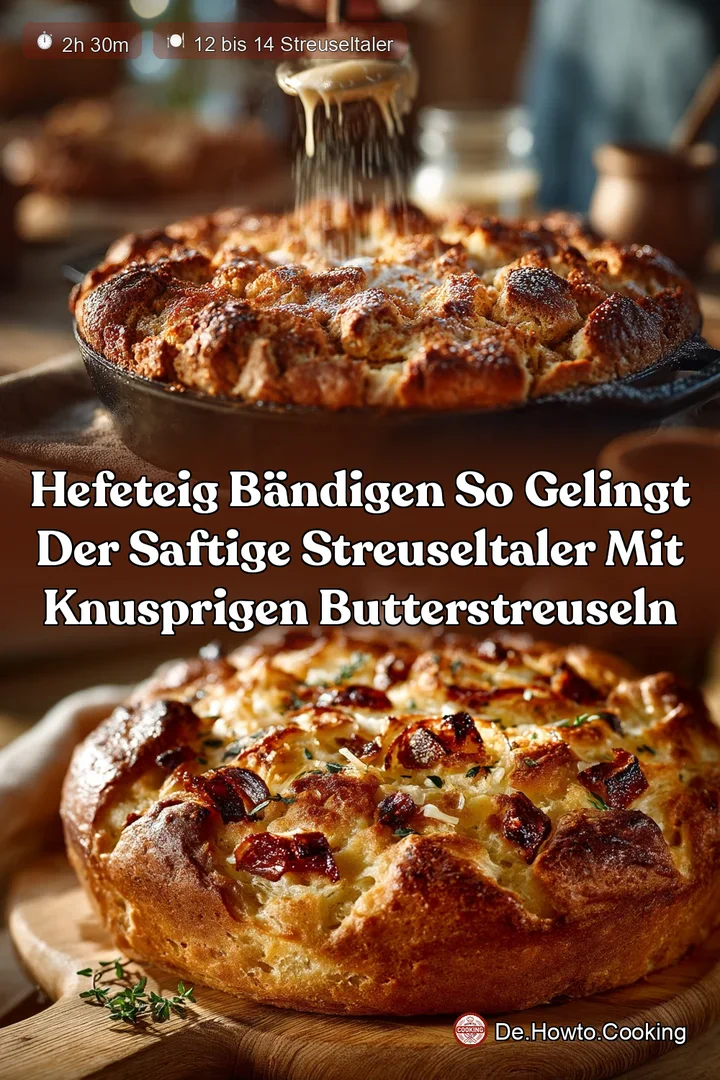 Hefeteig Bändigen So gelingt der saftige Streuseltaler mit knusprigen Butterstreuseln