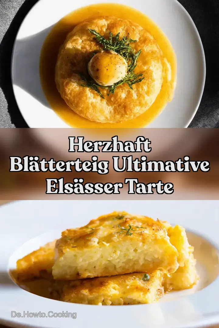 Herzhaft Blätterteig Ultimative Elsässer Tarte