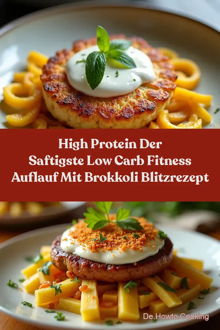 High Protein Der saftigste Low Carb Fitness Auflauf mit Brokkoli BlitzRezept