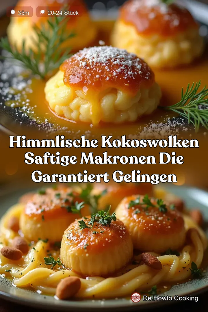 Himmlische Kokoswolken Saftige Makronen die garantiert gelingen