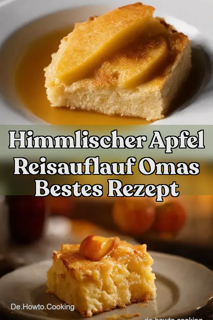 Himmlischer Apfel Reisauflauf Omas bestes Rezept