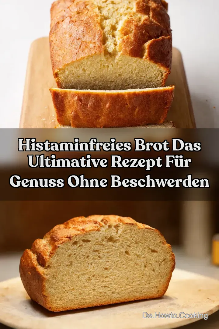 Histaminfreies Brot Das ultimative Rezept für Genuss ohne Beschwerden